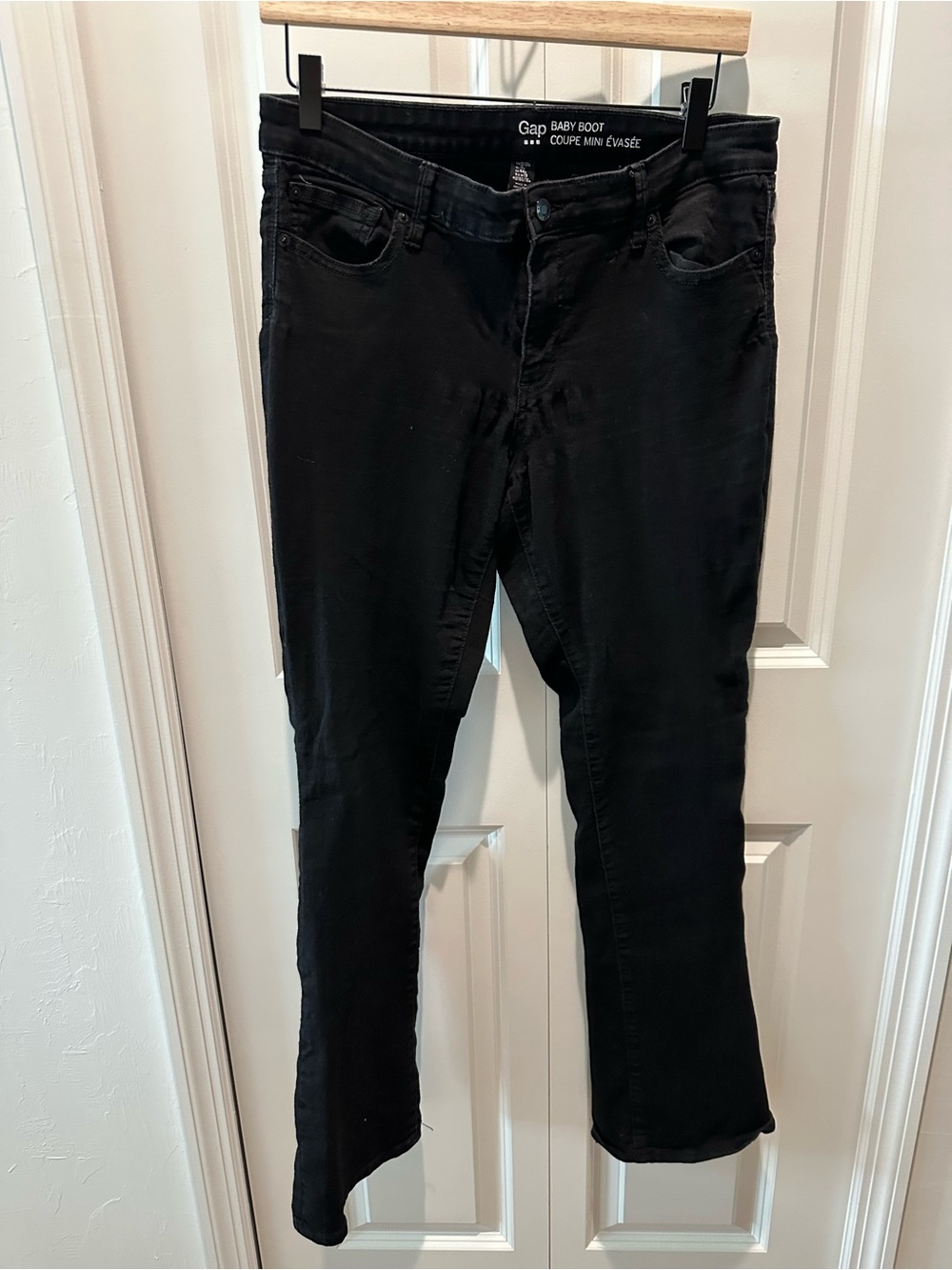 GAP Vintage Women’s Baby Boot Women's Black Stretch Jeans Size 12
